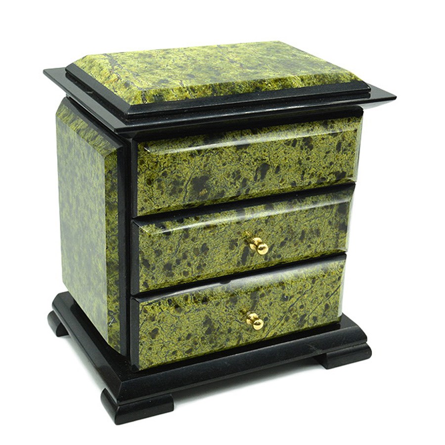 Комод из змеевика,150*110*160 мм