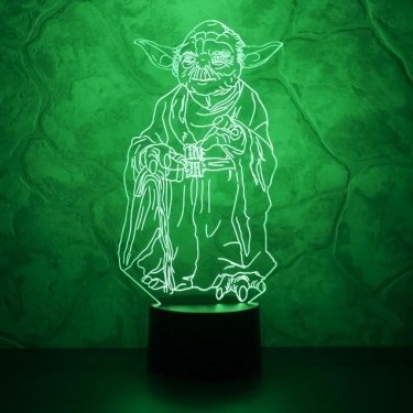 3D светильник «Йода»