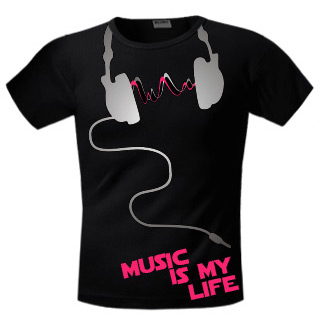Футболка Music is my Life