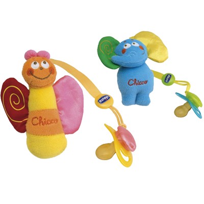 Прищепка для пустышки с игрушкой CHICCO