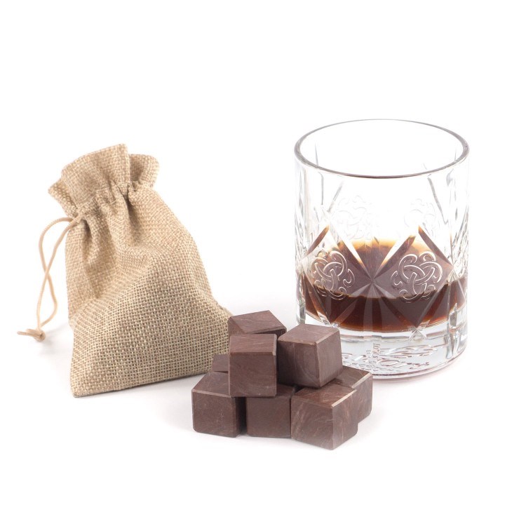 Камни для виски (9 кубиков из лемезита)