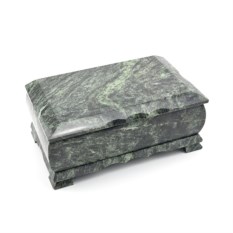 Ларец из камня змеевик Большой