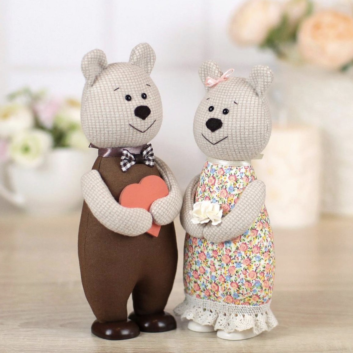 Подарок на годовщину свадьбы «Влюбленные медведи»