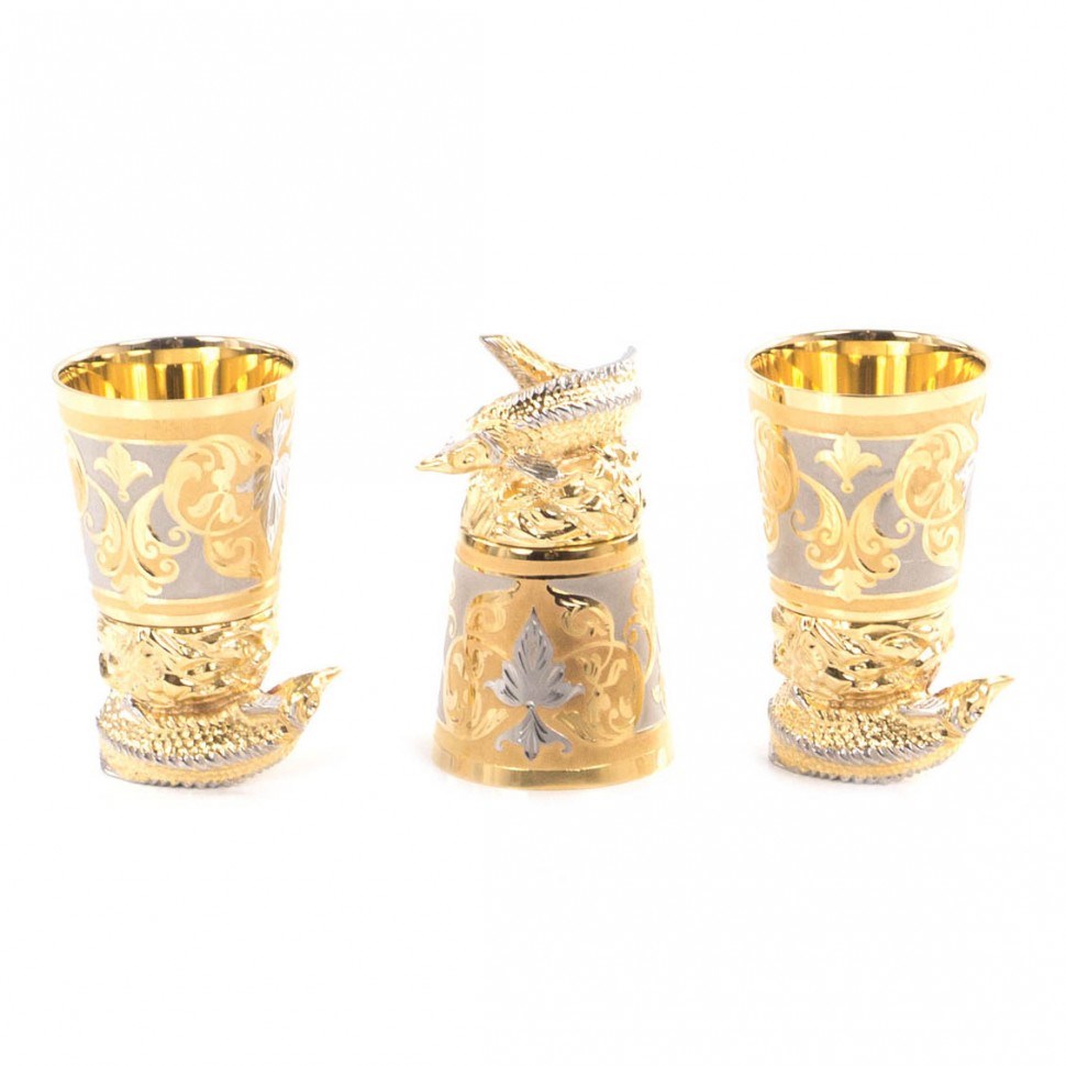 Набор стопок для водки Осетры