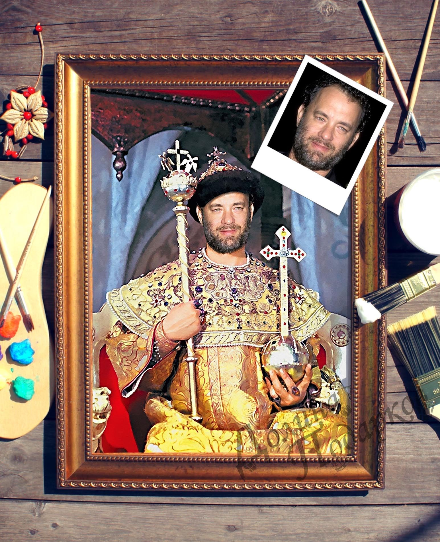 Портрет по фото Царь