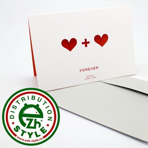 Открытка Hearts forever