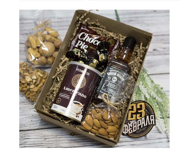 Подарочный бокс на 23 февраля Americano