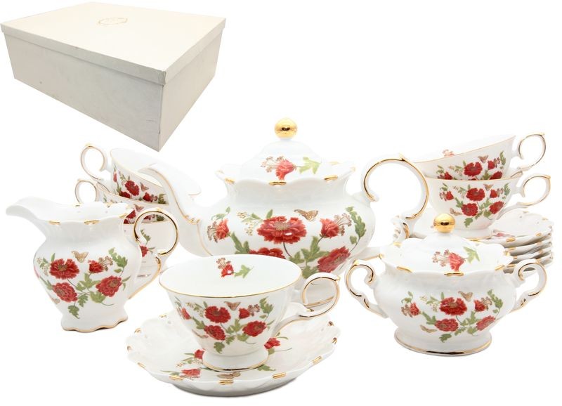 сервиз на свадьбу в подарок. "верджиния" (8). чайный сервиз в подарок. чайный сервиз zepter. 145-419 чайный набор 12пр.