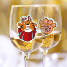 Набор наклеек для бокалов «Радости в Новом году»