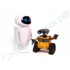 Комплект мини игрушек Роботы Валл-и и Ева