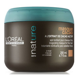 Тонизирующая маска с какао для тонких волос Loreal