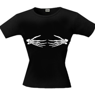 Футболка halloween Hands skeleton