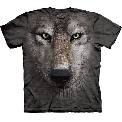 Футболка The Mountain 3D Wolf Face