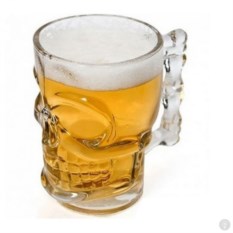 Пивная кружка Череп