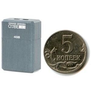 Мини-флешка «Куб» 4 Гб
