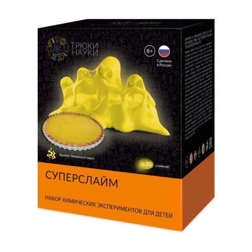 Набор Трюки науки «Суперслайм Лимонный пирог»
