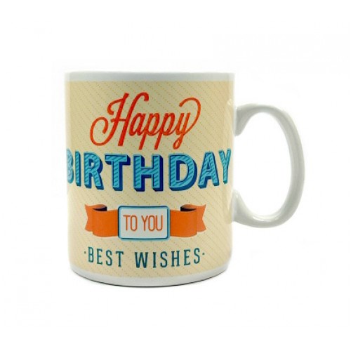 Кружка гигант Happy Birthday
