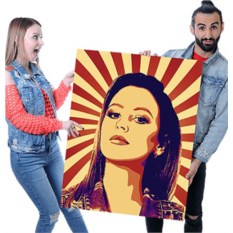 Портрет по фото в стиле Pop art за 1 день