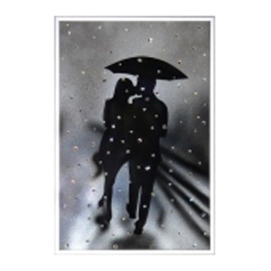 Картина Swarovski «Влюблённые под дождём»