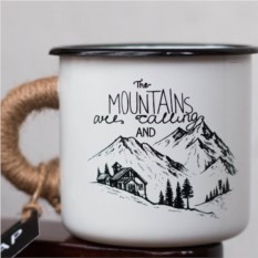 Эмалированная кружка Mountains