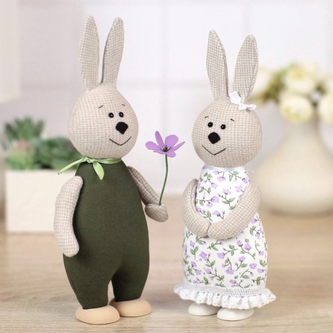 Подарок на годовщину свадьбы «Пара зайцев»