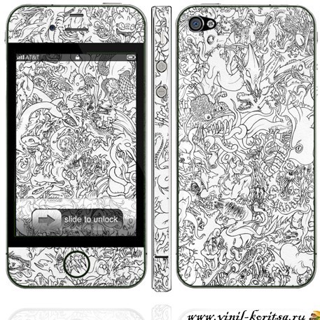 Наклейка на iPhone 4