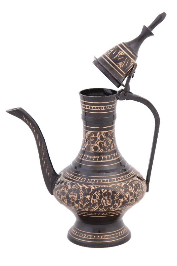 Ваза-кумган (черная, резная)