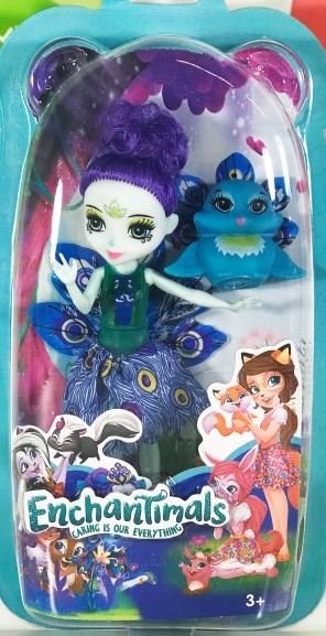Кукла Enchantimals Павлин с питомцем