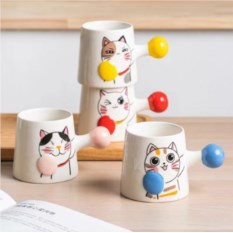 Кружка Кот боксер (разные цвета)