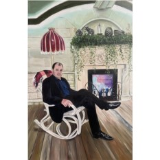 Портрет масляными красками ручной работы