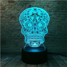 3D Светильник Череп Калавера