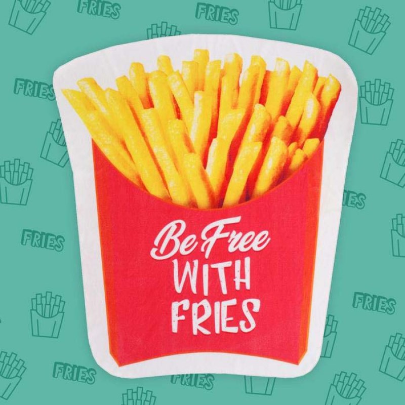 Пляжное полотенце Картошка фри