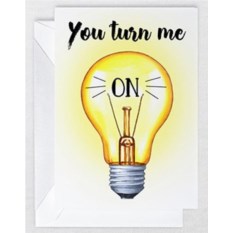 Открытка Лампочка