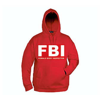 Мужская толстовка с капюшоном «FBI»