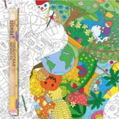 Гигантская раскраска Времена года