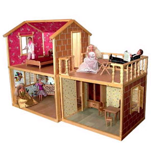 3-х комнатный деревянный домик для Barbie