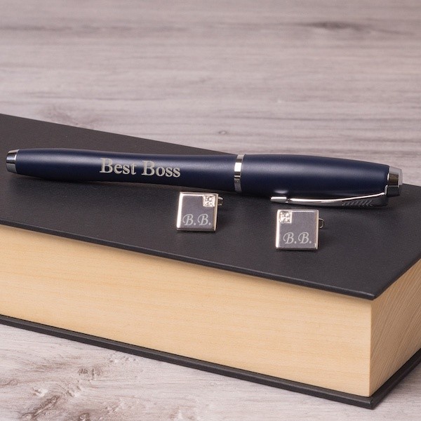 Набор: ручка Parker и запонки Эксклюзив с гравировкой