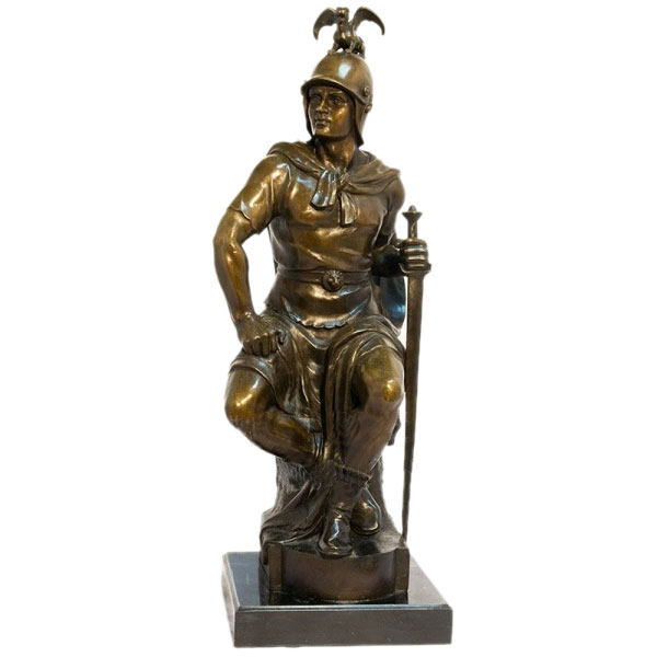 Бронзовый бог. Репродукция статуи. Греческие статуэтки для интерьера. Гефест бог. Бронзовый бог.