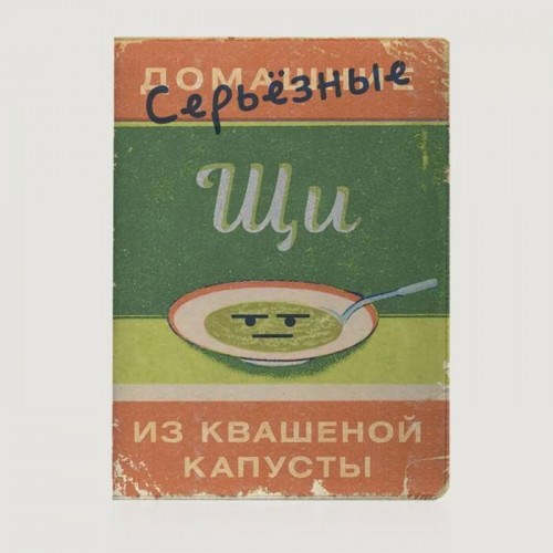 Обложка на паспорт «Серьезные Щи»