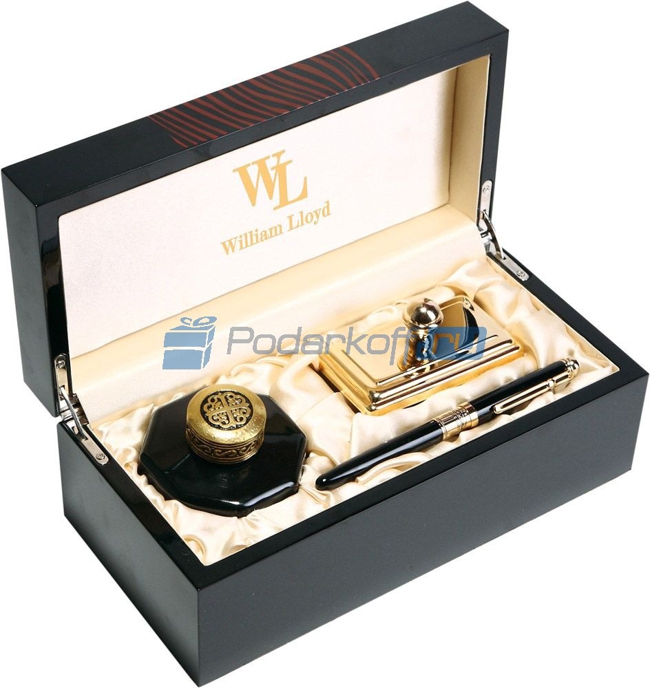 Набор William Lloyd: перьевая ручка, чернильница, блоттер