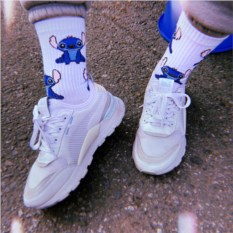 Носки белые Стич