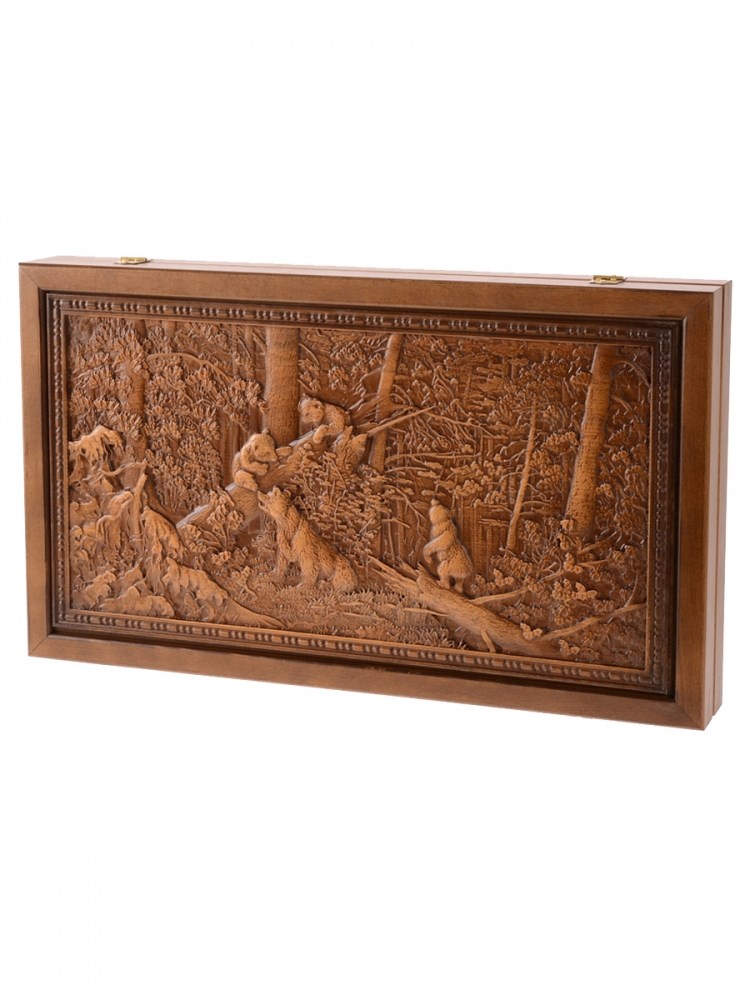 Нарды «Мишки», патина