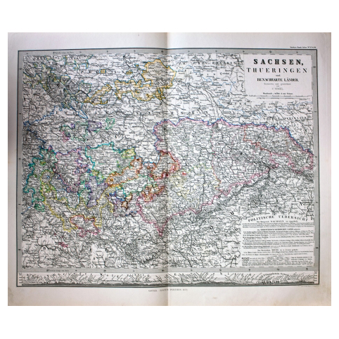 Карта «Саксония и Тюрингия»
