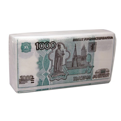 Салфетки  «1000р»  