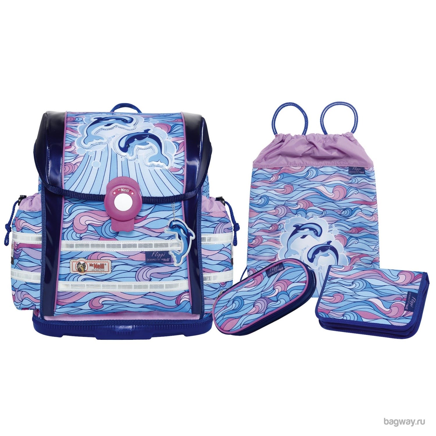 Школьный ранец McNeill Ergo Light Дельфин