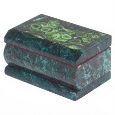 Шкатулка с иллюстрацией под малахит