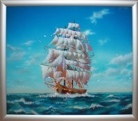 Картина Swarovski Парусник Дункан