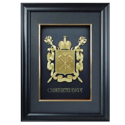 Герб Санкт-Петербурга объемный