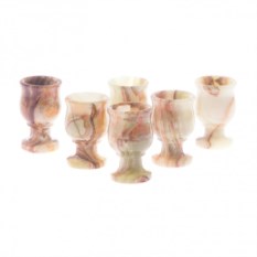 Рюмки для водки на ножке из оникса