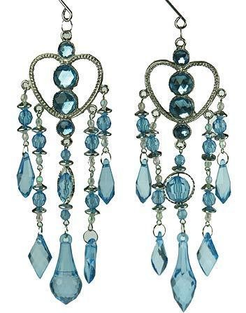 Игрушка ёлочная Голубые бусы